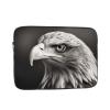 Eagle Laptop Sleeve, 13 Inches (33 cm), Portable, Shock-Resistant, Black and White view 1