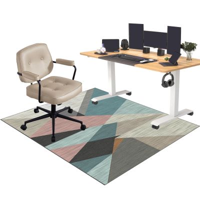 CCTSA 100 x 140 cm Office Chair Mat, Gaming Chair Rug, Scratch-Resistant Floor Protector for Hard Floors and Laminate