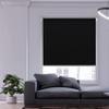 No-Drill Roller Blind 80 x 240 cm, Privacy and Sun Protection, Black view 3
