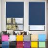 Blackout Roller Blind, No-Drill Clamp-Fit, 100 x 50 cm, Dark Blue view 1