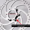 Asixxsix Disc Brake Threaded Conversion Seat, Aluminum Alloy Bicycle Adapter view 3