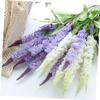 IMIKEYA 12-Piece Artificial Silk Lavender Flowers, Realistic Decor for Weddings, Parties and Home view 4