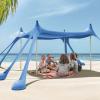 Gardentime Beach Canopy, 3 x 3 m, UPF 50+, Blue view 1