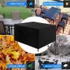 HOLEILUCK Garden Furniture Cover 160 x 100 x 65 cm, Black/Silver view 4