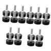 Housoutil 5-Set Adjustable Rubber Leveling Feet for Sofas and Tables view 1