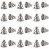 SUNNYCLUE 40 Antique Silver Cone Bead Caps, Tibetan-Style Alloy Spacers view 1