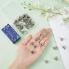 SUNNYCLUE 40 Antique Silver Cone Bead Caps, Tibetan-Style Alloy Spacers view 3