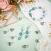SUNNYCLUE 40 Antique Silver Cone Bead Caps, Tibetan-Style Alloy Spacers view 4