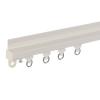 VQWQV Ultra-Thin Self-Adhesive Curtain Track, White Wall Mount, 180 cm (2 × 90 cm) view 1
