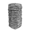 XLIHAWY Barbed Wire Roll, 4-Point Galvanized Steel Fence, Easy to Bend (100 m) view 1