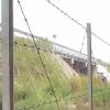 XLIHAWY Barbed Wire Roll, 4-Point Galvanized Steel Fence, Easy to Bend (100 m) view 2