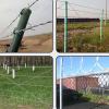 XLIHAWY Barbed Wire Roll, 4-Point Galvanized Steel Fence, Easy to Bend (100 m) view 4