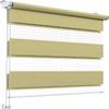 Stylo Day-Night Roller Blind, No-Drill, Semi-Transparent and Blackout, 96 x 220 cm, Soft Pastel Green view 1
