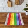 DarHaus Roll-Up Induction Cooktop Cover, Wood Design, 45 x 52 cm view 3
