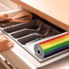 DarHaus Roll-Up Induction Cooktop Cover, Wood Design, 45 x 52 cm view 4