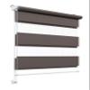 Stylo Day-Night Roller Blind, No Drilling, Universal Mechanism, Cord-Guided, Semi-Transparent/Blackout, 90 x 220 cm, Mocha view 1