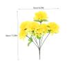 Alipis 3 Pieces, 6 Artificial Cemetery Chrysanthemum Flowers, Lifelike Plastic Stems for Memorial Decoration view 4