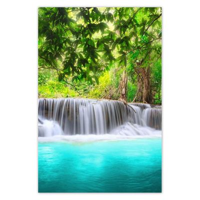 Generic Wall Sticker Decorative Photo Decal 80 x 120 cm Waterfall in Asia, No. H881M_NS1C