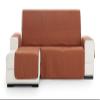 Milica Michelle Padded Reversible Chaise Lounge Sofa Cover, 240 cm, Terracotta view 1