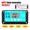 OPSREY MPPT Solar Charge Controller 12V/24V, 10–100A, LCD, 30A Variant view 2