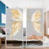 XQKXHZ Colorful Feather Window Film, Frosted Privacy Film, 70 x 120 cm view 3