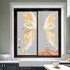 XQKXHZ Colorful Feather Window Film, Frosted Privacy Film, 70 x 120 cm view 4