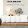 4-Piece Pillow Insert Set, Square Cushion Inserts, 30.48 x 50.8 cm view 3