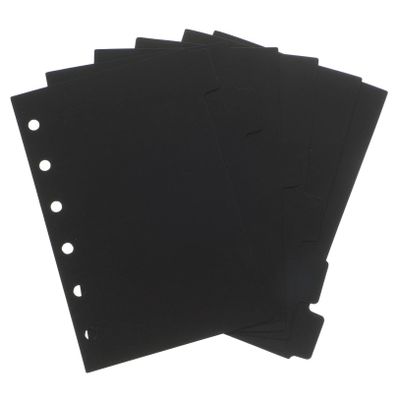 NUOBESTY 12-Sheet Binder Dividers, Durable Tabbed Dividers for Notebooks, Planners, and Presentations
