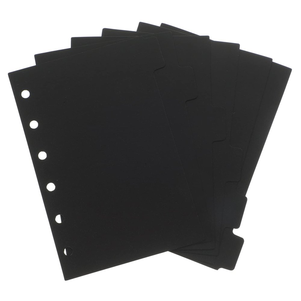 NUOBESTY 12-Sheet Binder Dividers, Durable Tabbed Dividers for Notebooks, Planners, and Presentations
