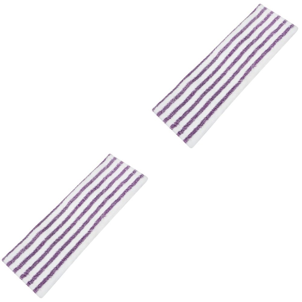 minkissy 2-Piece Microfiber Mop Head Replacements, Reusable Machine-Washable Mop Pads for Effective Floor Cleaning