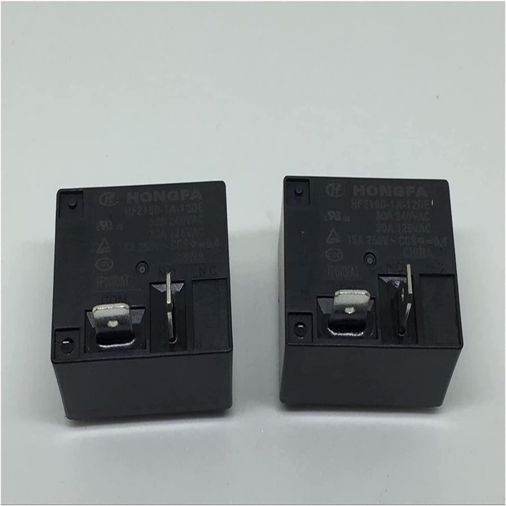 RFXOGTYFZ Relays, 10-Pack, HF2160-1A-12DE, 12 V, 30 A, 240 VAC/125 VAC, 4 Pins, Replacement for HJQ-15F-2-SH-12V