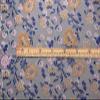 OqcEha Embroidered Damask Satin Jacquard Fabric, Peony Pattern, 145 cm Wide, by the Meter, Red/Yellow view 4