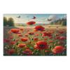 Red Poppy Flowers Puzzle, 1000 Pieces, Finished Size 29.5 x 19.7 in view 1