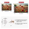 Red Poppy Flowers Puzzle, 1000 Pieces, Finished Size 29.5 x 19.7 in view 3