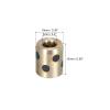 QUARKZMAN 5 mm Bore Plain Bearings, 10 mm OD, 15 mm Height, Brass and Graphite, 2-Pack view 2
