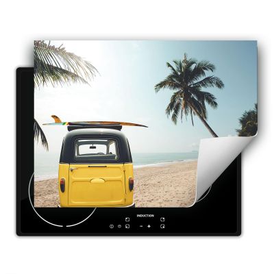 DarHaus One-Piece Stove Cover, 80 x 52 cm, Car–Beach Design