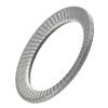 DSM M10 Form S Serrated Lock Washers, Stainless Steel A2, 10-Pack view 1