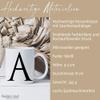 Manufaktur Liebevoll Personalized Mug with A–Z Letter (Black Letter) view 3