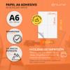 Ofituria White Self-Adhesive A4 Label Sheets, 4 per Sheet, 500 Sheets view 2