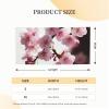 Blank Cherry Blossom Party Banner, Customizable, 300D Polyester, 4 Metal Eyelets view 2