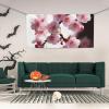 Blank Cherry Blossom Party Banner, Customizable, 300D Polyester, 4 Metal Eyelets view 4