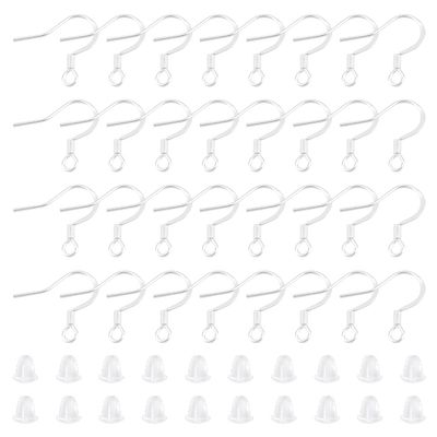 UNICRAFTALE 100 Pcs Stainless Steel Earring Hooks