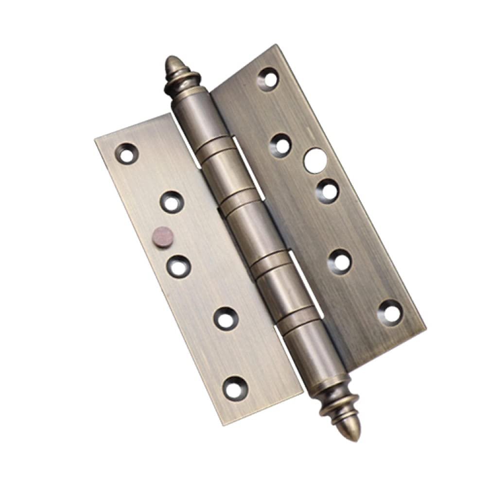 Crystal Drawer Knobs and Hinges, 2 Pieces, 6-Inch Red Bronze Stainless Steel Hinges, Double-Door Retro Antique, Qinggu
