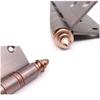 Crystal Drawer Knobs and Hinges, 2 Pieces, 6-Inch Red Bronze Stainless Steel Hinges, Double-Door Retro Antique, Qinggu view 4