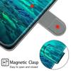 Guxira Leather Flip Case for Samsung Galaxy A25 5G, Patterned 360° Protective Cover with Card Slots, Light view 3