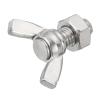 QUARKZMAN 6-Pack M8-1.25 x 16 mm Metric Wing Screws with 6 Nuts, 304 Stainless Steel view 4