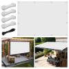 Balcony Sun Shade Sail 2.5 x 8 m, Waterproof, UV Protection view 1