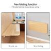 OHMG Wall-Mounted Folding Table, Black, 60 x 30 x 1.6 cm view 4