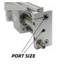 Magnetic-Coupling Guide Rod Slider Rodless Cylinder CY1S10 CY1S15H CDY1S20 10 25 32 CDY1S40-100-200-300-400-500 Mechanical (Size: 500 mm Stroke, Color: CY1S40) view 4