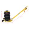 SPOFLYINN 3-Ton Heavy-Duty Air Jack, Steel Body, 3–5-Second Lift, Triple-Bag Design, Adjustable Long Handle, 12.7–39.4 cm Lift Range, Yellow view 3